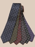 Multi Foulard Silk Tie