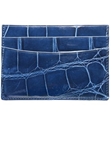 Black Alligator Double Billfold Wallet