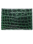Black Alligator Double Billfold Wallet