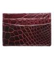 Black Alligator Double Billfold Wallet