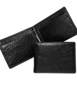 Black Alligator Double Billfold Wallet