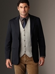 Mahogany Collection Grey Stripe Suit