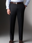 Charcoal Gabardine Trouser