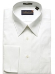 White 100's 2 Ply Classic Twill Spread Collar
