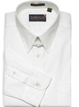 White 100's 2 Ply Classic Twill Spread Collar