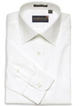 White 100's 2 Ply Classic Twill Spread Collar