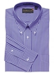 White 100's 2 Ply Classic Twill Spread Collar