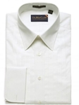 White 100's 2 Ply Classic Twill Spread Collar