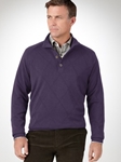 Half Zip Mock Neck Sweatshirt