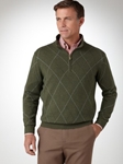 Half Zip Mock Neck Sweatshirt