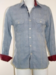 Grey Casual Washed Shirts