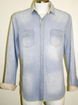 Grey Casual Washed Shirts