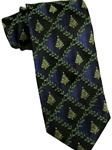 Green Handsewn Carmel Holiday Tie