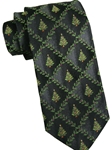 Green Handsewn Carmel Holiday Tie