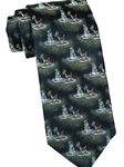 Green Handsewn Carmel Holiday Tie