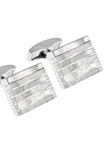 Gold Cufflinks with Double Mother-of-pearl Buttons