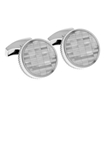 Gold Cufflinks with Double Mother-of-pearl Buttons