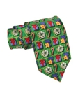 Green Handsewn Carmel Holiday Tie