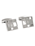 Gold Cufflinks with Double Mother-of-pearl Buttons