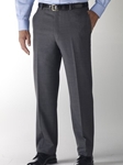 Wool/Cashmere Taupe Pleated Trouser