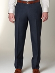 Wool/Cashmere Taupe Pleated Trouser