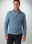 Half Zip Mock Neck Sweatshirt