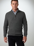 Half Zip Mock Neck Sweatshirt