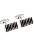 Gold Cufflinks with Double Mother-of-pearl Buttons