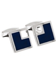 Gold Cufflinks with Double Mother-of-pearl Buttons