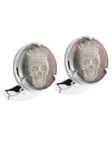 Gold Cufflinks with Double Mother-of-pearl Buttons