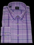 Brown & White Button Down Collar Shirt