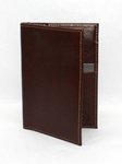 Tumbled Calf Weekender ID Case - Black