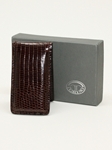 Tumbled Calf Weekender ID Case - Black