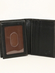 Tumbled Calf Weekender ID Case - Black