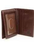 Tumbled Calf Weekender ID Case - Black