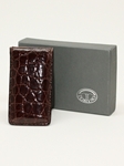 Tumbled Calf Weekender ID Case - Black