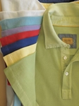 Stripe Jersey Short Sleeve Polo