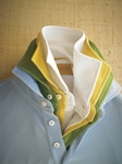 Stripe Jersey Short Sleeve Polo