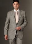 Modern Mahogany Collection Tan Plaid Suit