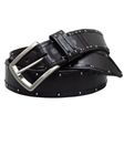 Black American Alligator Bombay Belt