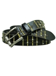 Black American Alligator Bombay Belt