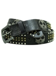 Black American Alligator Bombay Belt