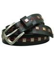 Black American Alligator Bombay Belt