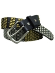 Black American Alligator Bombay Belt
