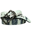 Black American Alligator Bombay Belt