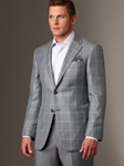 Mahogany Collection Grey Stripe Suit