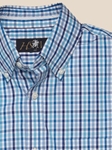 Brown Flannel Plaid Sport Shirt