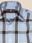 Brown Flannel Plaid Sport Shirt