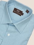 Blue Small Plaid Dress Shirt