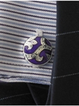 `Scolloped Pillow` .925 Sterling Silver Cufflinks